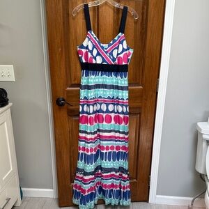 Vineyard Vines Pink and Blue Striped Dress